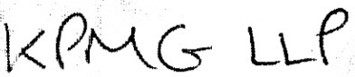 KPMG LLP signature