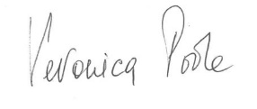 Handwritten signature of Veronica Poole