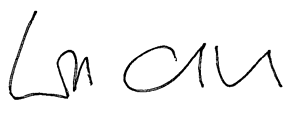 Handwritten signature, possibly L.M. Cruz.