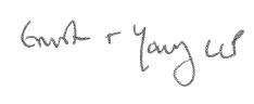 Handwritten signature for Ernst & Young LLP.